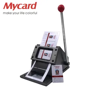 Professional CR80 Manual PVC Card Die Cutter for Plastic ID