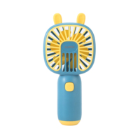 Nouveau ventilateur portable mignon pour animaux de compagnie, mini dessin animé, rechargeable par USB, pour étudiants, avec logo, pour la maison et la voiture