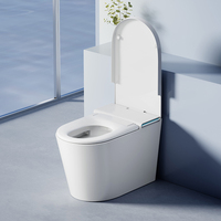 WC intelligent à capteur électrique, certifié CE, à poser au sol, pour salle de bain, cuvette de toilette automatique, toilette intelligente