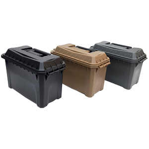 Customizable Color Logo <strong>Waterproof</strong> Dustproof Hunting Gear Plastic Ammo <strong>Storage</strong> <strong>Box</strong> with Handle - Product Image 2