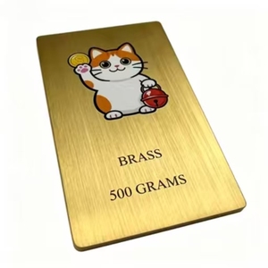 แท่งทองเหลือง TGS C28000 น้ำหนัก 1000 กรัม ขัดเงาแบบกระจก ทองเหลืองแท่งหนา 20 มม. กว้าง 50 มม. ยาว 118 มม. ผลิตจากโลหะผสม เหมาะสำหรับเป็นของขวัญ - Product Image 3