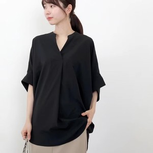Vendita all'Ingrosso di Bluse Estive a Collo V in Poliestere in 8 Colori, Top a Maniche a Pipistrello per Donna, Abbigliamento Casual Femminile in Stock - Product Image 2