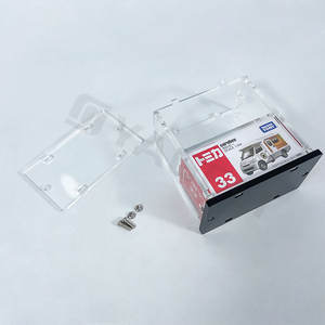 Acrílico transparente moderno 1:64 Diecast acrílico versión extraíble modelo de pantalla de coche solo para exhibición - Product Image 5