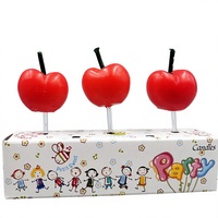 Bougies d'anniversaire créatives en forme de cerise, bougies de fête en cire de paraffine réalistes en forme de fruit, modèle Y106W