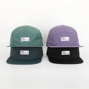 ออกแบบโลโก้ของคุณเองได้ตามต้องการ หมวกกีฬา 5 ชิ้น ระบายอากาศ กันน้ำ แห้งเร็ว ปรับได้ ผลิตจากไนลอน สำหรับทุกเพศ ฤดูใบไม้ผลิ/ฤดูร้อน - Product Image 2