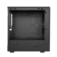 Casing Komputer Gaming Micro ATX Berkualitas Tinggi Warna Hitam dengan USB3.0 untuk PC Gaming, Material SPCC, Mid Tower