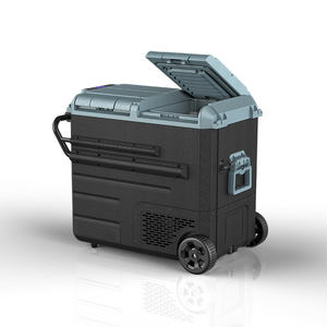 <span class=keywords><strong>2023</strong></span> nouvelle conception de bagages portable <span class=keywords><strong>camping</strong></span>-<span class=keywords><strong>car</strong></span> congélateur 65L grande capacité double zone refroidissement rapide voiture réfrigérateur - Product Image 2