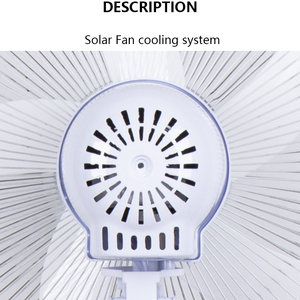 Ventilador Solar Recargable de 16 Pulgadas y 12v con Luz LED y Carga USB para Uso Doméstico JENSJ-FS-578 Easy Power Nuevo AC D de Fábrica China - Product Image 3