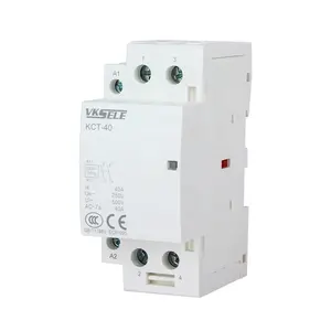 KCT-63 VCT - 63A 2 Pole 2NO / 2NC 220v Single Phase Modular AC Magnetic Contactor