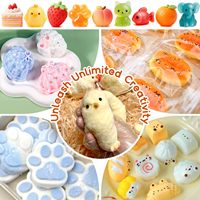 Pigment de silicone pour jouets Squishy, pâte pigmentée opaque pour la fabrication de moules en caoutchouc de silicone, couleurs vives pour la coloration des Squishy