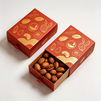 Boîtes en carton rigide coulissantes personnalisées avec logo imprimé pour cadeaux alimentaires, desserts, bonbons, chocolats, emballages de boîtes à tiroirs