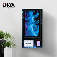DKM Vente en Gros Mini Publicité Mince Écran Tactile Intelligent Petit Distributeur Mural Intelligent pour Cigarette Préservatif