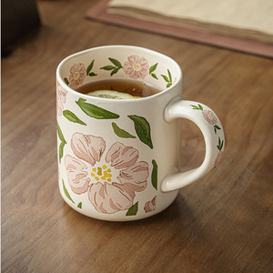 Tazze da Caffè di Lusso Moderne di Alta Gamma per Donne, Regalo di Compleanno, Tazza da Caffè in Ceramica con Motivi Floreali - Product Image 5