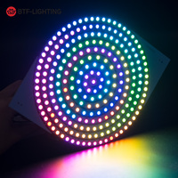 WS2812B — anneau lumineux Led rond avec adressable, lumière Arduino, rvb, dc 5v