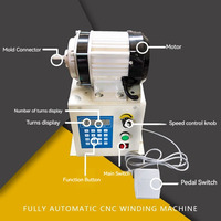 Máquina De Enrolamento De Programação Automática CNC 220V Máquina De Enrolamento De Reparação De Motor De Alto Torque Máquina De Enrolamento De Regulação De Velocidade