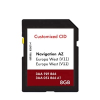 Carte mémoire SD avec prise en charge de la modification du CID par SMI Chorus, carte de navigation GPS pour voiture, cartes TF 8 Go, dernières cartes d'Europe pour la navigation GPS de voiture