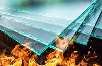 Vidrio Templado Resistente al Calor, Ignífugo, de Alta Resistencia y Ecológico para Almacenes, Talleres, Hoteles, Decoración de Escaleras Exteriores