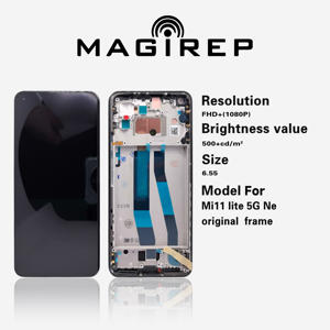 Écran tactile OLED de remplacement pour <span class=keywords><strong>Mi</strong></span> 11 <span class=keywords><strong>Lite</strong></span> <span class=keywords><strong>5G</strong></span> <span class=keywords><strong>NE</strong></span>, 6,5 pouces, avec garantie d'un an et luminosité de 500 cd/m2 pour téléphone portable - Product Image 2