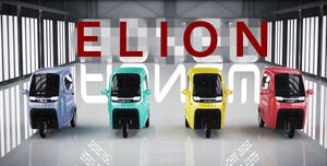 ELION A3 Tricycle électrique de fret à 3 roues entièrement fermé avec coffre de chargement - Product Image 3