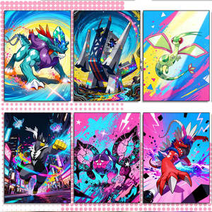 Boîte Cadeau de Cartes Pokémon Rares en Cristal, Packs de Boosters et Boîtes de Collection, Édition Chinoise, Non TCG, avec Tabs Déchirables, Premier Partenaire, Meilleures Ventes, Rêve - Product Image 3