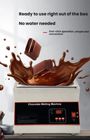 Machine à chocolat électrique certifiée CE, neuve, avec réchauffeurs de fromage et de beurre pour snacks