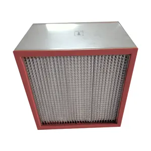 Filtre à air plissé H10 H11 H12 H13 H14 U15 U16 U17 filtre à air purificateur d'air 0.5 microns filtre hepa
