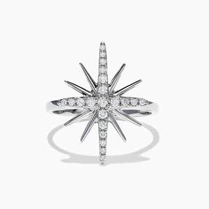 Delicato Anello Sottile con Fiocco di Neve e Fiori, Micro Incastonatura di Zirconi, Gioiello da Mano Femminile per Uso Quotidiano - Product Image 1