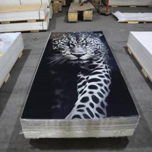 Tùy chỉnh độ bóng cao UV trang trí <span class=keywords><strong>PVC</strong></span> Panel tường với 3D in ấn hổ thiết kế không thấm nước & Chống xước tường nghệ thuật hội đồng quản trị - Product Image 1