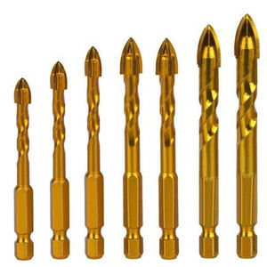 60-100 मिमी हेक्स शेंक के साथ फैक्ट्री-बिकी हुई टंगस्टन कार्बाइड टिप ड्रिल बिट 60-मिमी हेक्स शेंक के साथ 6 मिमी स्टील डायमंड सामग्री - Product Image 6