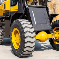 Loader Roda Depan Mini 1,5-3 Ton Buatan Cina dengan Penjepit Kayu, 4x4, Mesin Weichai 6105 Supercharged, Momen Beban Tinggi, Bucket HW-30