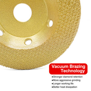 Amoladora de copa de corte de diamante de hormigón de 4 pulgadas, hoja de lijado de piedra, disco de muela abrasiva de 100x16mm - Product Image 3