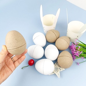 Haiwin Party Biodegradable Custom Pulp DIY Paper Mache Giant <strong>Chocolate</strong> Wooden <strong>Easter</strong> <strong>Egg</strong> - Product Image 5