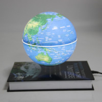Base de Levitación para Libros, Globo Flotante de 6 Pulgadas, Lámpara de Mesa Eléctrica, Material ABS, Decoración del Hogar, Regalo Personalizado para Negocios o Cumpleaños