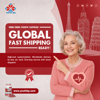CoQ10 Premium 60 mg Vitamine B3 100 mg Extrait de Riz Rouge Fermenté Sain pour le Cœur Améliore l'Immunité Antioxydant 60 Capsules/Bouteille 2