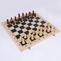 Özel tasarım el yapımı deluxe satranç oyunları katlanır satranç tahtası satranç seti kurulu üçlü ağırlıklı pimleri