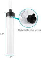 Gratis sampel kustom Filter air Aksesori Acuario tangki ikan sifon penyedot debu pompa semi-otomatis akuarium sifon