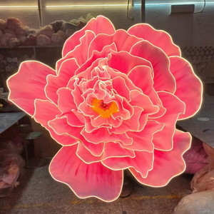 <span class=keywords><strong>ดอก</strong></span><span class=keywords><strong>โบตั๋น</strong></span>โฟมทำมือขนาดใหญ่ ดีไซน์กันน้ำพร้อมไฟส่องสว่าง <span class=keywords><strong>ดอก</strong></span><span class=keywords><strong>โบตั๋น</strong></span>ประดิษฐ์สำหรับตกแต่งพื้นที่กลางแจ้ง สวนสนุก - Product Image 2