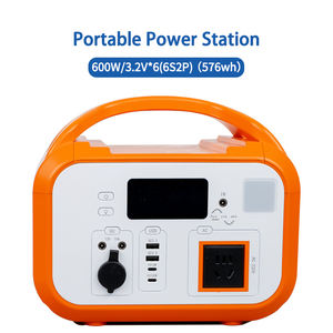 Esun Panneaux solaires hybrides Ac Dc Banque de générateur d'énergie pour le <span class=keywords><strong>camping</strong></span> 600w Centrales électriques portables de stockage d'énergie - Product Image 1