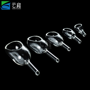 Embudo de Pesaje de Vidrio de 15, 20, 25, 30 mm, Microbarco de Pesaje de Laboratorio para Uso con Aditivos Químicos - Product Image 1