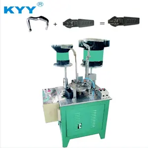 KYY Full-auto Spring Slider Assembly Machine Auto-lock Zipper Slider Making Machine Zipper Slider Machinery