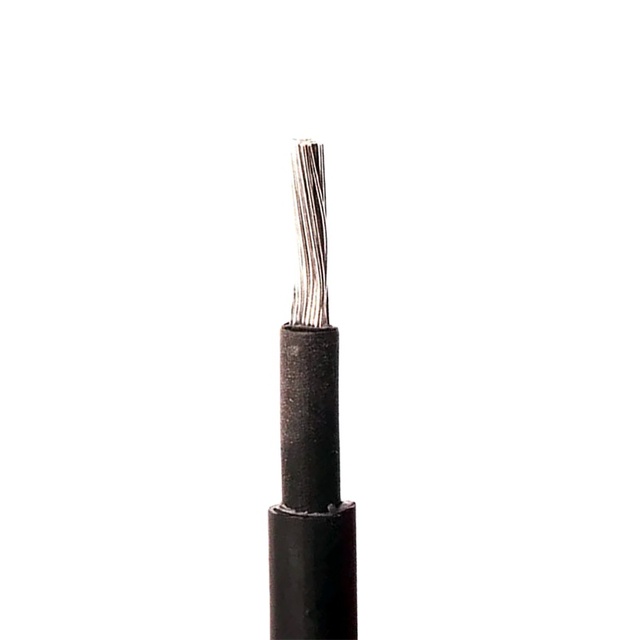 H1Z2Z2-K Solar PV Cable 6mm XLPE LSZH Tinned Copper Conductor 1.5kV DC for for UV Resistant for Solar Panel System
