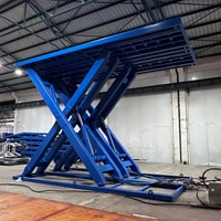 Table élévatrice à ciseaux hydraulique pour entrepôt, plateforme élévatrice électrique robuste, équipement de levage de marchandises industrielles, sur mesure