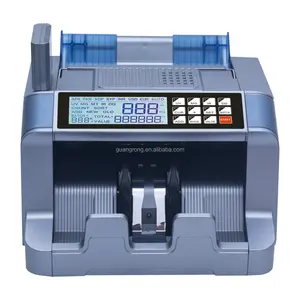 Mesin penghitung uang 728D2, mesin penghitung uang kertas tampilan LCD besar penghitung uang kertas