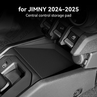 Plateau de console centrale de haute qualité pour JIMNY 2024-2025, boîte de rangement de voiture étanche et anti-poussière, tapis en silicone, accessoires intérieurs