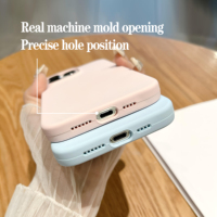 Coque de Téléphone Colorée de Haute Qualité pour iPhone 17, Coque en Silicone Magnétique en Stock pour iPhone 16 15 14 13 12 Pro