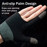 Gants de jeu mobiles, gants tactiles pour écran tactile, gants de jeu à deux doigts, respirants, ultra fins, adaptés aux jeux mobiles Android et IOS