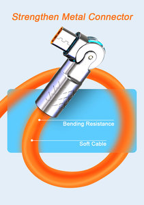Cáp Sạc Nhanh Dữ Liệu <span class=keywords><strong>Android</strong></span> Cho Huawei Samsung Màn Hình LED USB A Male To Type C Chất Lượng Cao - Product Image 6