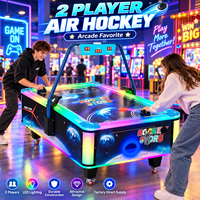 2026 Machine de jeu d'arcade Air Hockey pour 2 joueurs, Défi de vitesse, avec monnayeur métallique