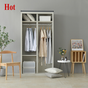 Hot Bán Tùy Chỉnh Nhà Đơn Giản Kim Loại Tủ Quần Áo Mạnh Mẽ Và Bền Phòng Ngủ Tủ Quần Áo - Product Image 4