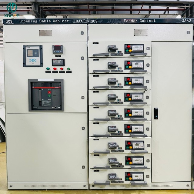 3 Phase Low Voltage 400V Switchgear IP55 Rated 100kA Breaking Capacity Overload-Protected Drawer Cabinet 6 Sockets for